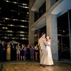 Bride and groom dance chicago wedding photography