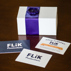 Flik Productions Business card print design