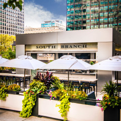 South Branch outdoor bar restaurant photography
