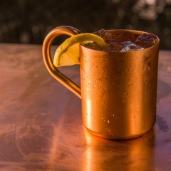Moscow Mule cocktail photography