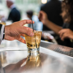 photo of cocktail at the bar