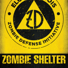 Zombie fallout poster and logo design Elgin Nightmare on Chicago Street